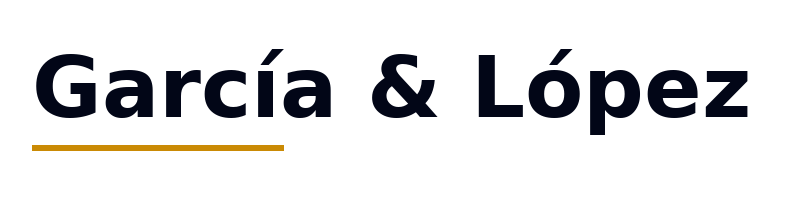 García & López logo